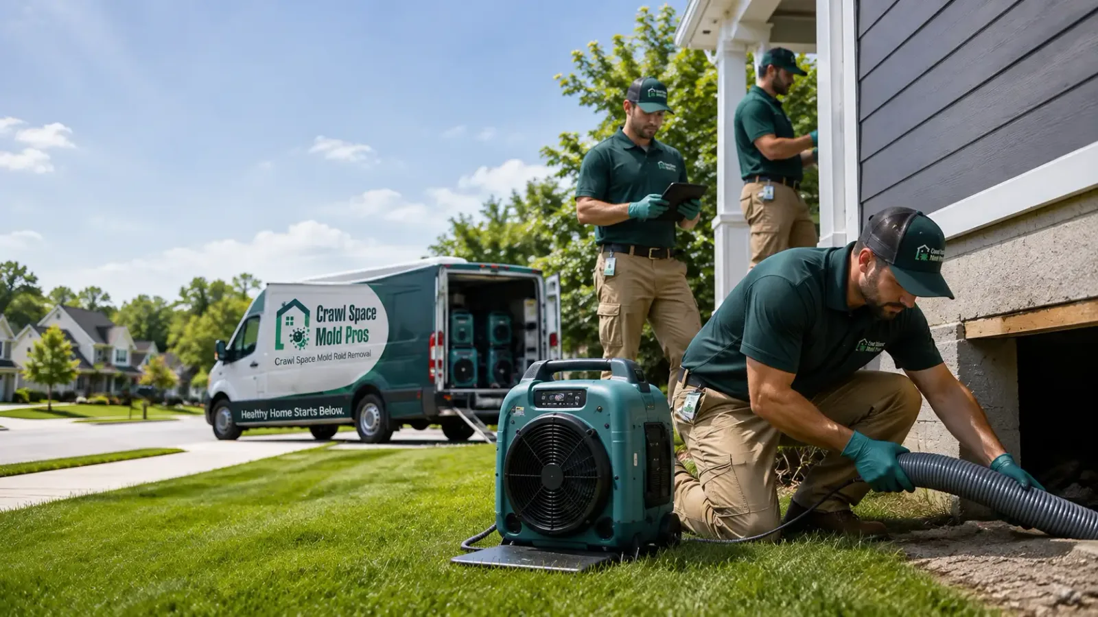 Crawl Space Mold Removal in Hillman, MI